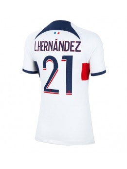 Paris Saint-Germain Lucas Hernandez #21 Auswärtstrikot für Frauen 2023-24 Kurzarm